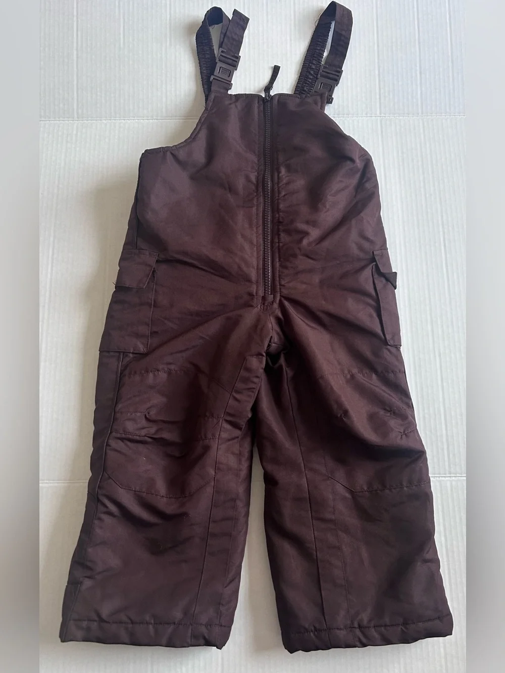 Rothschild Brown Insulated Kids Snow Bib Overalls